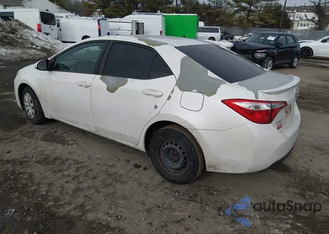 2014 Toyota Corolla Le Eco из США, поврежденный, VIN 5YFBPRHE9EP011178